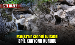 Manisa'nın Saklı Kanyon'u kurudu!