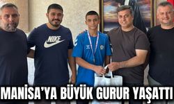 Manisalı Genç Şampiyonu İl Müdürü Öztürk Makamında Ağırladı