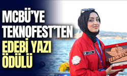MCBÜ öğrencisi Elif Laçin’e TEKNOFEST Mavi Vatan’dan ödül
