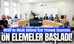 MCBÜ'de özel yetenek sınavı heyecanı