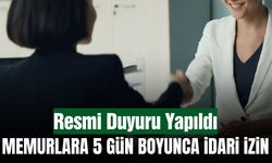 Memurlara 7-11 Eylül tarihleri arasında günde 3 saat idari izin