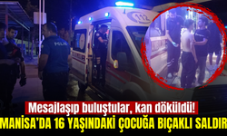 Manisa'da tren garı önünde gençlerin kavgası kanlı bitti: 16 yaşındaki çocuk sırtından bıçaklandı