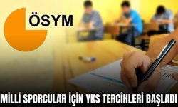YKS milli sporcu yerleştirmeleri için başvuru süreci başladı