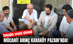 AK Partili Mücahit Arınç, Karaköy Pazarı’nda esnaf ve vatandaşlarla buluştu