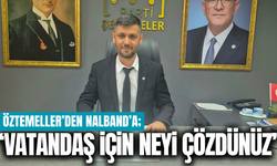 Öztemeller’den Nalband’a Tepki: “Kurdele Kesmek Esnafın Kasasını Doldurmuyor”