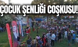 Salihli'de çocuklar doyasıya eğlendi!
