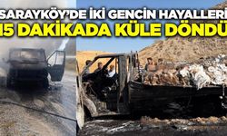 Sarayköy'de bir yıllık emek 15 dakikada kül oldu