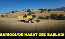 Sarıgöl'de Hububat hasadı gecikmeli başladı