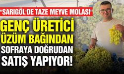 Sarıgöllü üretici yöresel üzüm ürünlerini yolcularla buluşturuyor