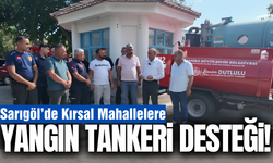 Sarıgöl'de üç mahalleye daha tanker desteği
