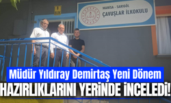 Sarıgöl'de yeni dönem hazırlıkları yerinde incelendi