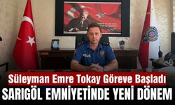 Sarıgöl’ün Yeni Emniyet Müdürü Süleyman Emre Tokay Görevine Başladı