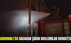 Saruhanlı'da baca yangını
