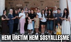 Şehzadeler’de Atölye Günleri kapsamında mumluk yapım atölyesi düzenlendi