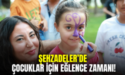 Şehzadeler’de çocuklar “Çocuk Zamanı” etkinliğinde doyasıya eğlendi