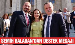 Balaban'dan İlksen Özalper'e destek mesajı