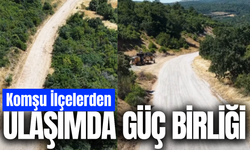 Soma ve Kırkağaç’ı bağlayan yolda çalışmalar sürüyor