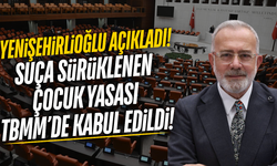 Suça sürüklenen çocuk yasası TBMM’de kabul edildi!