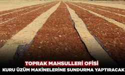 TMO, Salihli ve Alaşehir’de Kuru Üzüm Makineleri İçin Sundurma Yaptıracak
