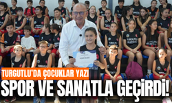 Turgutlu'da 2 bin çocuk sporla ve sanatla buluştu!