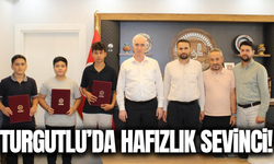 Turgutlu'da yeni hafızlar belgelerini aldı