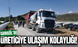 Üzüm hasadı öncesi Sarıgöl’de yol çalışmaları hızlandı!