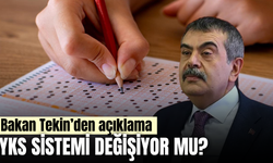 Bakan Tekin’den YKS açıklaması: Sınav sisteminde değişiklik yok