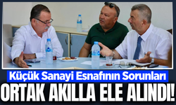 Yunusemre'de sanayi esnafının sorunlarına ortak akılla çözüm!