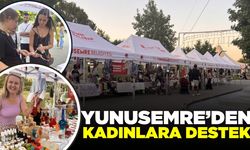 Manisa'da kadınların el emeği ürünleri satışa sunuluyor