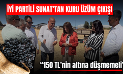 Şenol Sunat’tan kuru üzüm fiyatı tepkisi: “Alım fiyatı en az 150 TL olmalı”