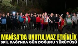 Spil Dağı'nda muhteşem buluşma