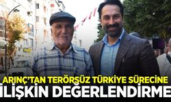 Arınç’tan “Terörsüz Türkiye” mesajı: “Evlatlarımız değil, silahlar toprağa gömülsün”