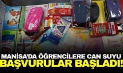 Manisa'da kırtasiye desteği başvuruları başladı!