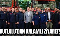 Besim Dutlulu'dan itfaiye personellerine anlamlı ziyaret!