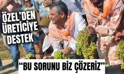 Özgür Özel’den üzüm üreticisine destek mesajı: “Bu sorunu evelallah biz çözeriz”