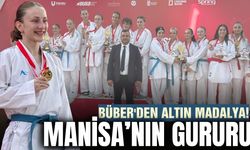 Manisa BBSK'lı Büber'den Avrupa'da altın madalya gururu!