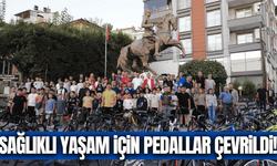 Demirci'de sağlıklı yaşam için pedallar çevrildi!