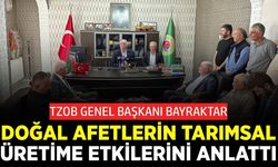 TZOB Başkanı Şemsi Bayraktar'dan "Afet" açıklaması