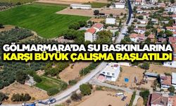 Gölmarmara’da su baskınlarına karşı Nato Caddesi’nde kapsamlı çalışma