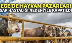 Ege'de hayvan pazarları kapatıldı