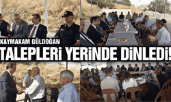 Kaymakam Güldoğan, 2 mahallede vatandaşlarla buluştu!
