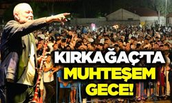 Kırkağaç’ın kurtuluş coşkusu Hüsnü Şenlendirici’nin klarnetiyle taçlandı