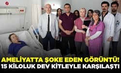 Karın ağrısı diye gitti, 15 kiloluk dev kitleyle karşılaştı