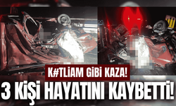 Denizli yolunda feci kaza: 3 kişi hayatını kaybetti!