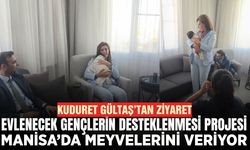 Manisa’da yuva kuracak gençlere Kuduret Gültaş'tan ziyaret