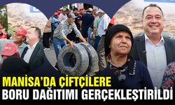 Manisalı üreticiye damlama sulama borusu desteği!