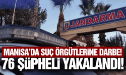 Manisa dahil 8 ilde suç örgütüne yönelik operasyon!