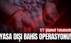 Manisa dahil 8 ilde yasa dışı bahis operasyonu!