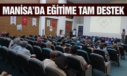 Manisa'da kırtasiye desteği ve vatan sevgisi