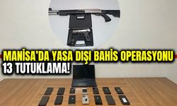 Manisa'da yasa dışı bahis operasyonu!